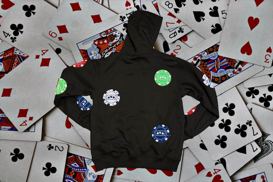 Poker chip hoodie